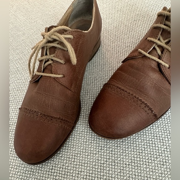 LA CANADIENNE Vintage Leather Shoes Made in Italy - Picture 3 of 5